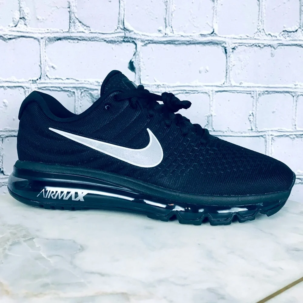 Nike Air Max 2017 Men’s Athletic Black Sneakers Size 8 - 849559-004 NEW - Picture 7 of 10